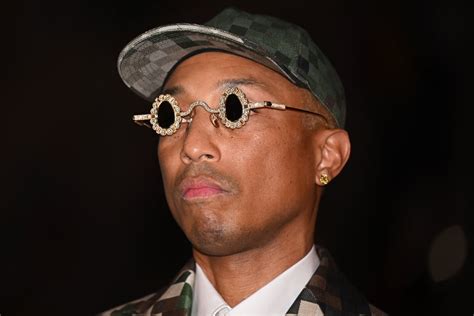 Pharrell Williams's Diamond Sunglasses at Louis 